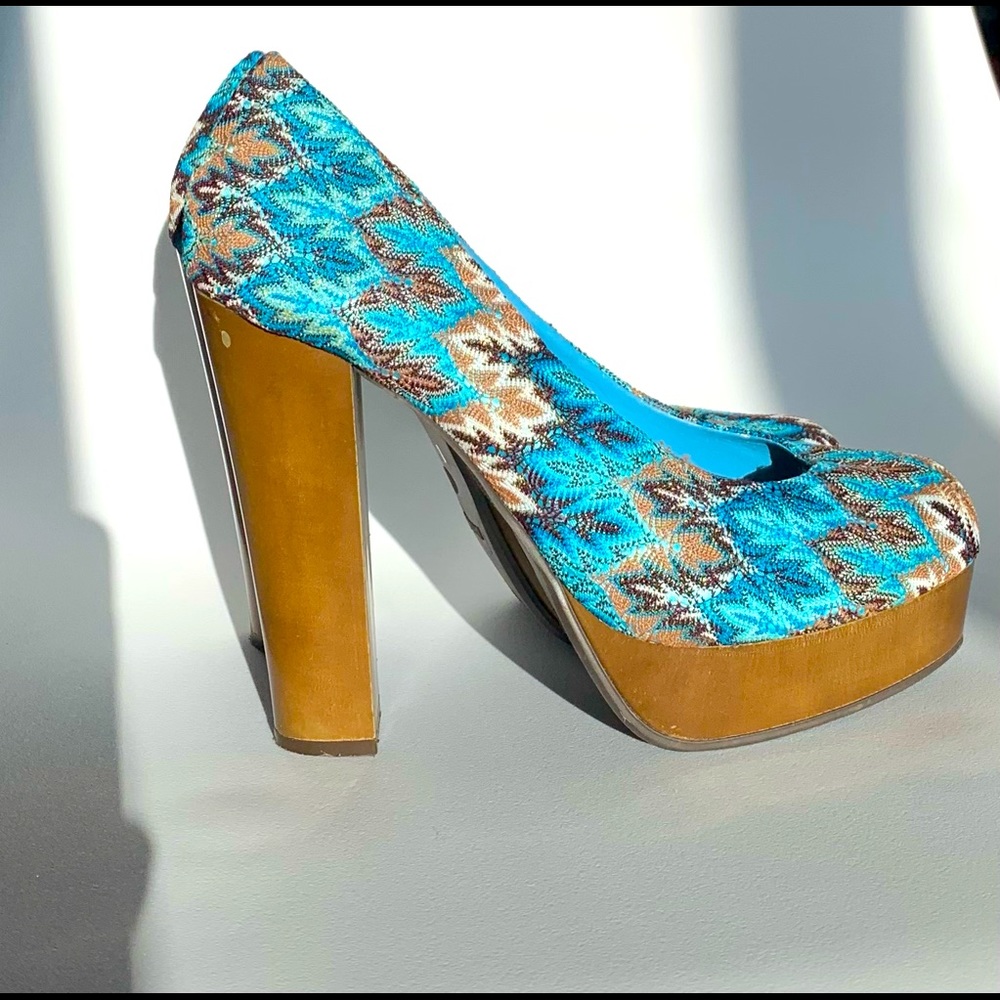 Vintage Style Bamboo Heel